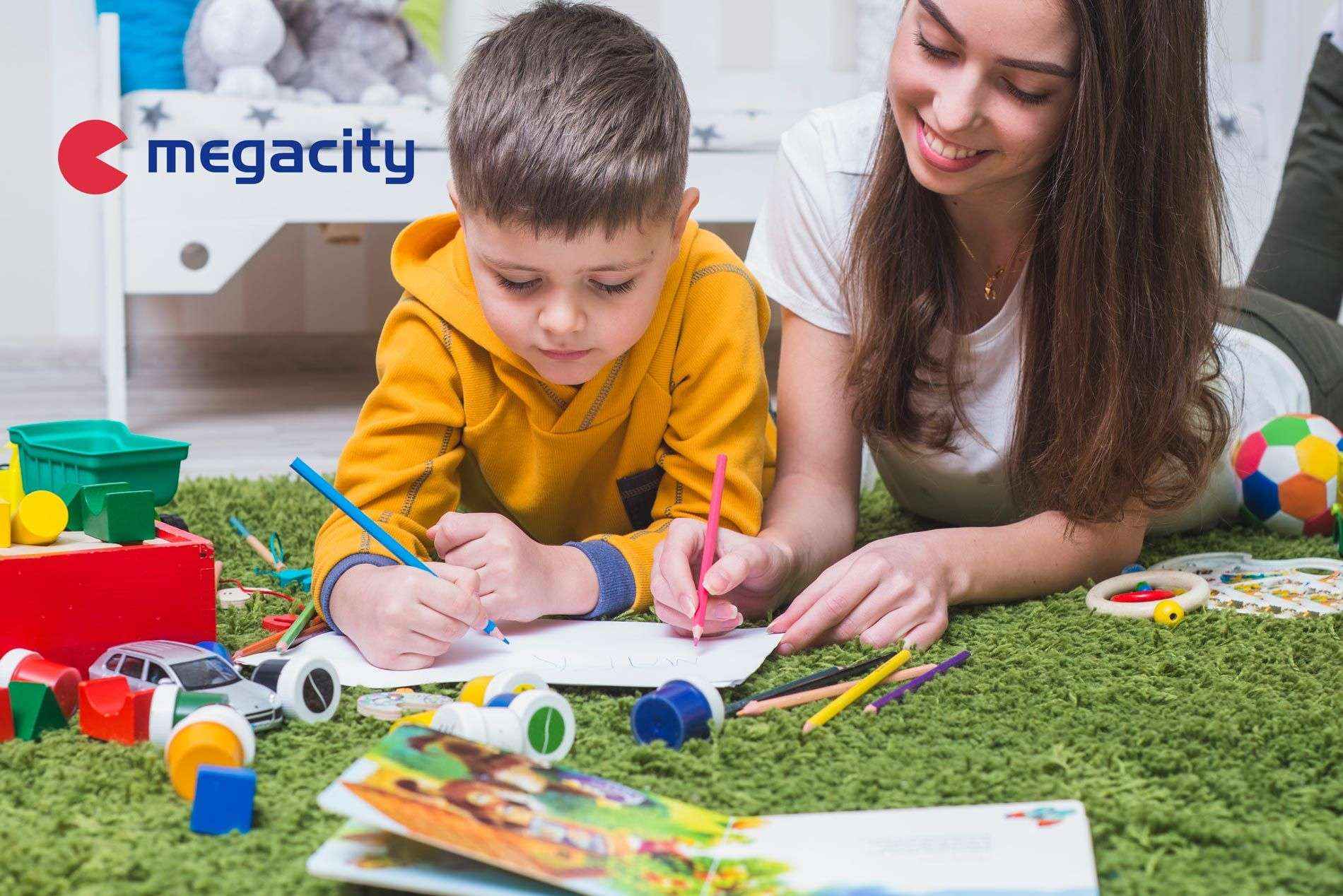 Actividades con material escolar de Megacity para realizar con niños en casa