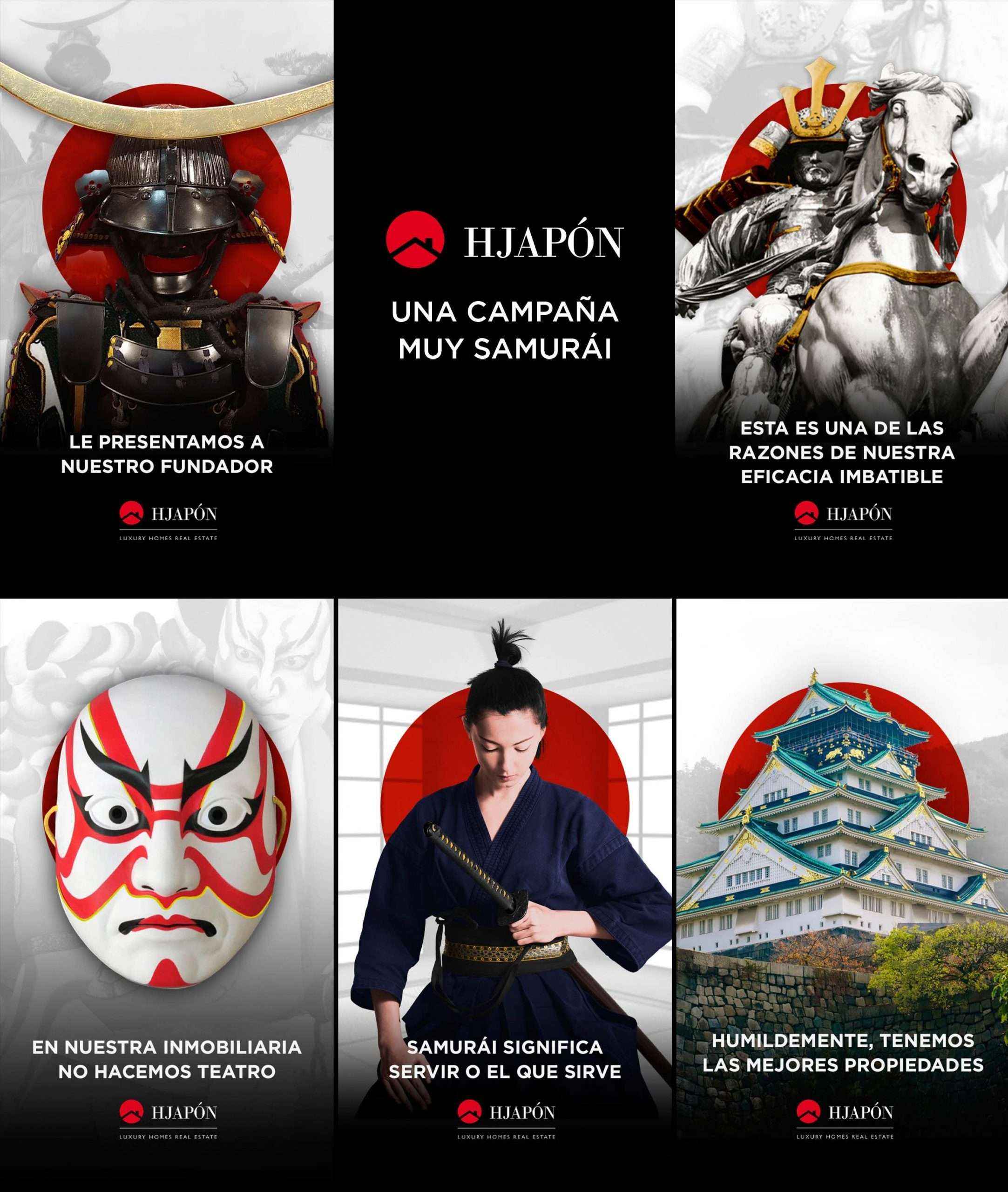 Gran éxito de la innovadora campaña de publicidad "Samurái" de HJAPÓN