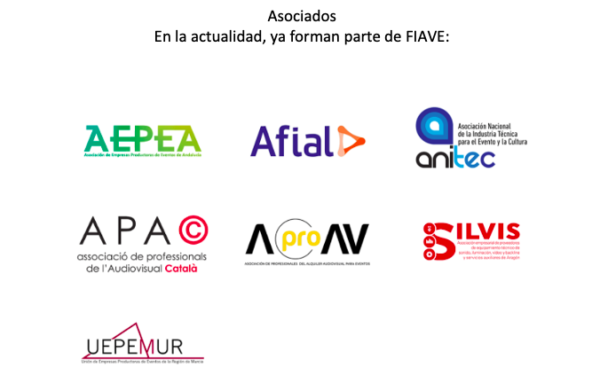 FIAVE explica que el sector audiovisual y eventos está esperanzado de cara septiembre