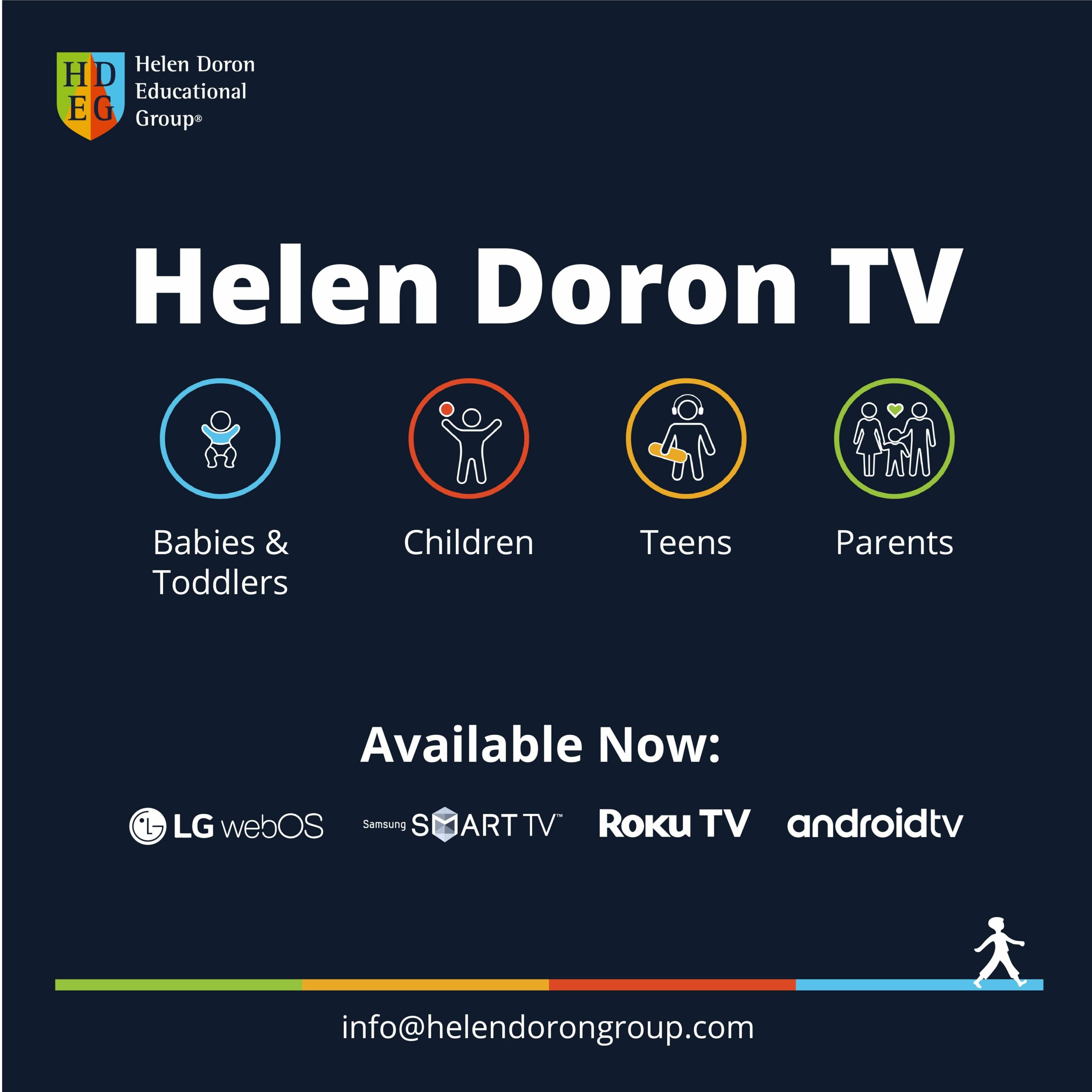 La nueva app para televisión Helen Doron ofrece una amplia variedad de contenido gratuito para todas las edades